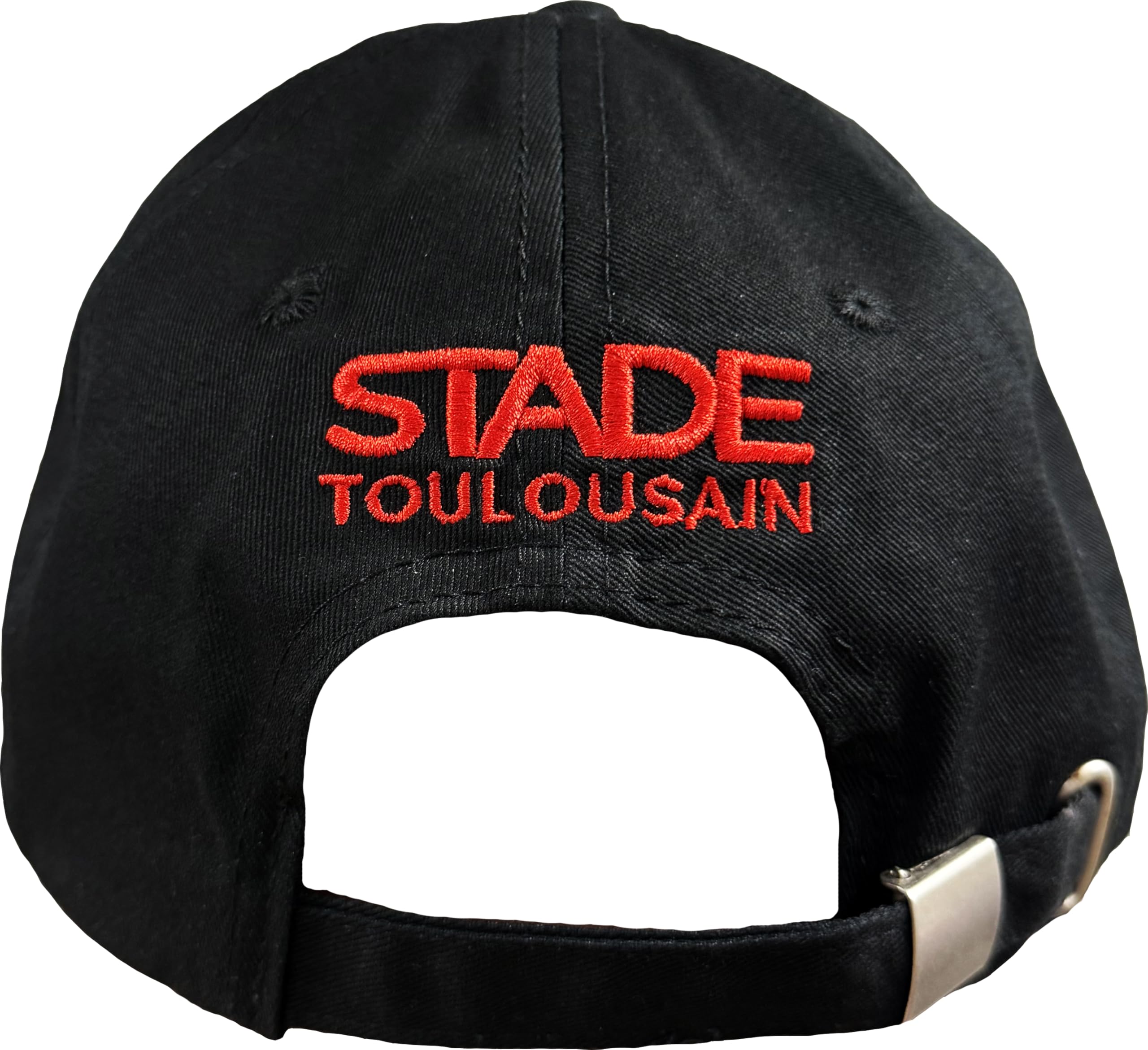 STADE TOULOUSAIN Toulouse Kappe, offizielle Rugby-Kollektion, verstellbare Größe, Schwarz , Einheitsgröße