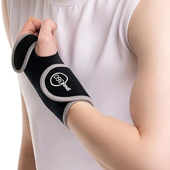 Carpal Tunnel Wrist Brace Left Hand - Adjustable & Breathable Wrist Support Brace for Carpal Tunnel, Tendonitis, Arthritis, Sprain & Fracture, Removable Aluminum Wrist Splint