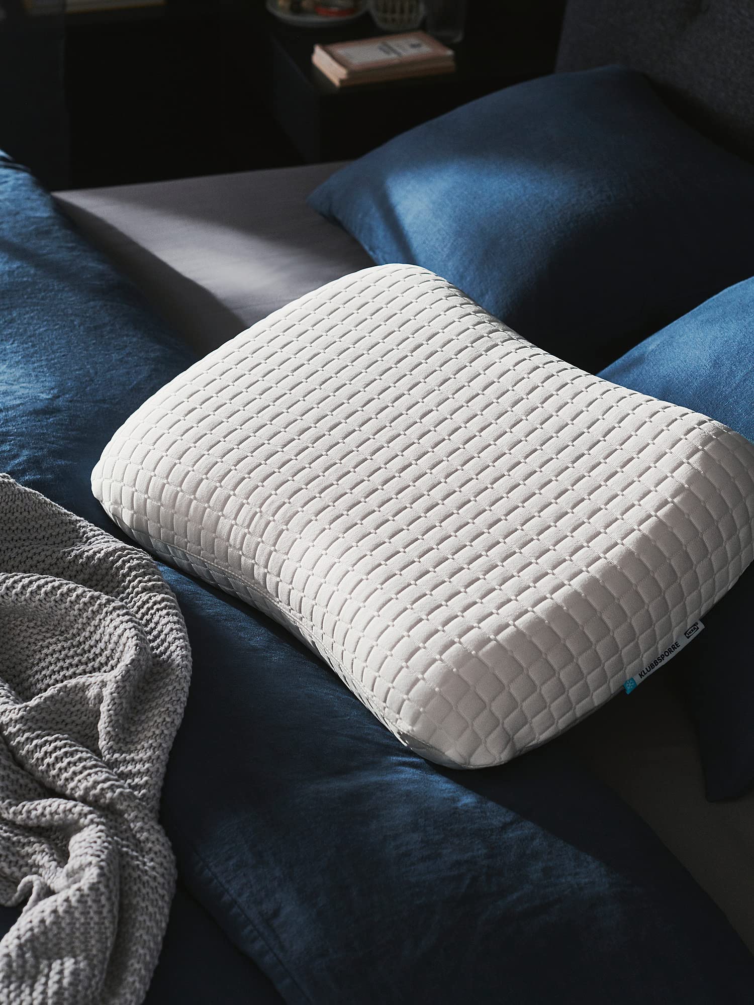 ProTuning KLUBBSPORRE Almohada ergonómica para dormir lateral/de espalda, 44 x 56 cm