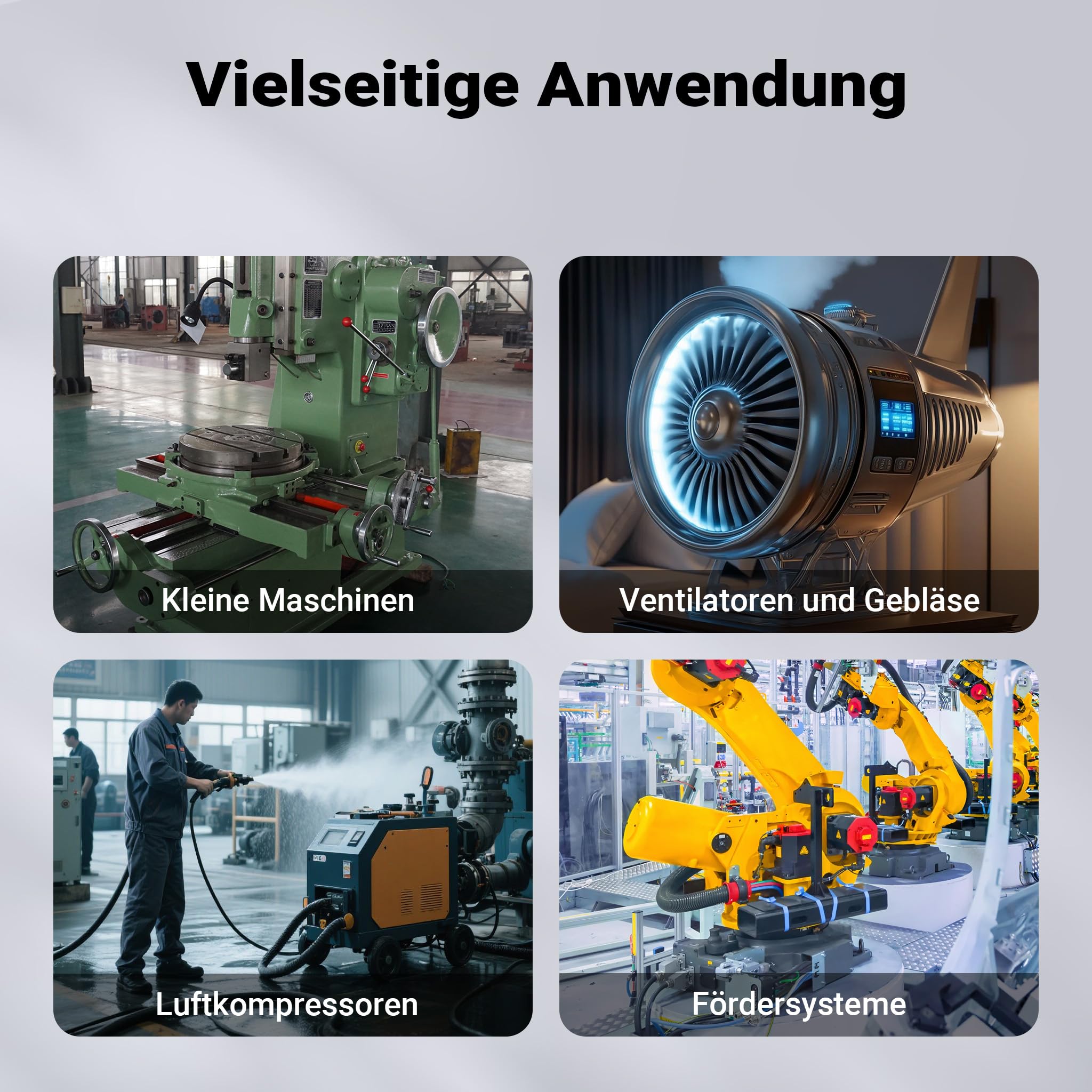 Wiltec Elektromotor 230 V 2,2 kW (3 PS) 1-phasig 2-polig E-Motor mit Anlaufkondensator 2850 U/min und Aluminiumwicklung