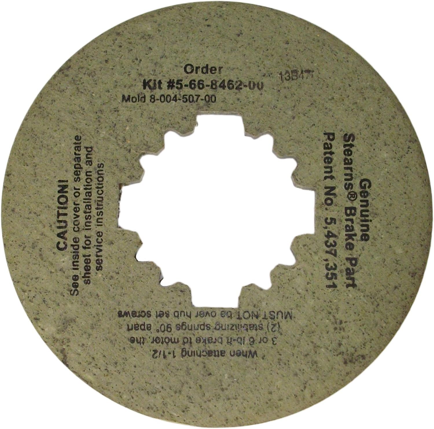 Stearns Brake Friction Disc (8-004-507-00) Replacement # 5-66-8462-00