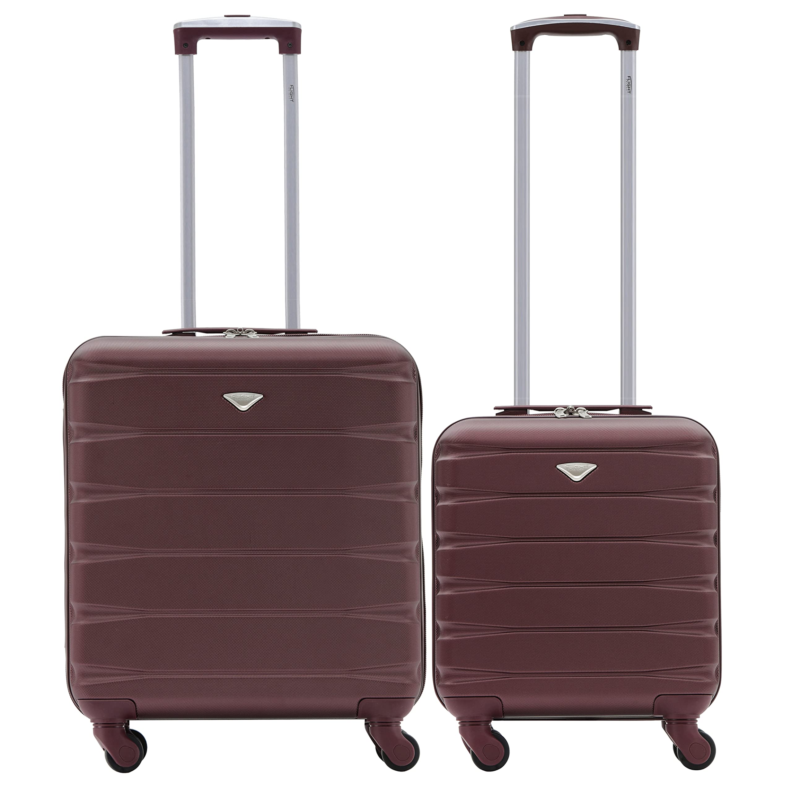 Flight Knight Suitcase Set of 2 Lightweight 4 Wheel ABS Hard Case Cabin Carry On Hand Luggage Approved for Over 100 Airlines Including easyJet, British Airways, Ryanair & Many More 55x35x20cm — view 103