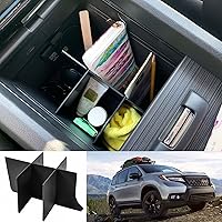 Vista 1 de TACOBRO Organizador de consola central divisores para Honda Pilot 2016-2022 / Ridgeline 2017-2022 2023/Passport 2019-2022 2023, accesorios