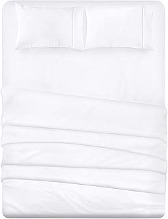 Utopia Bedding 4-Piece Queen Bed Sheet Set (White) - coolthings.us