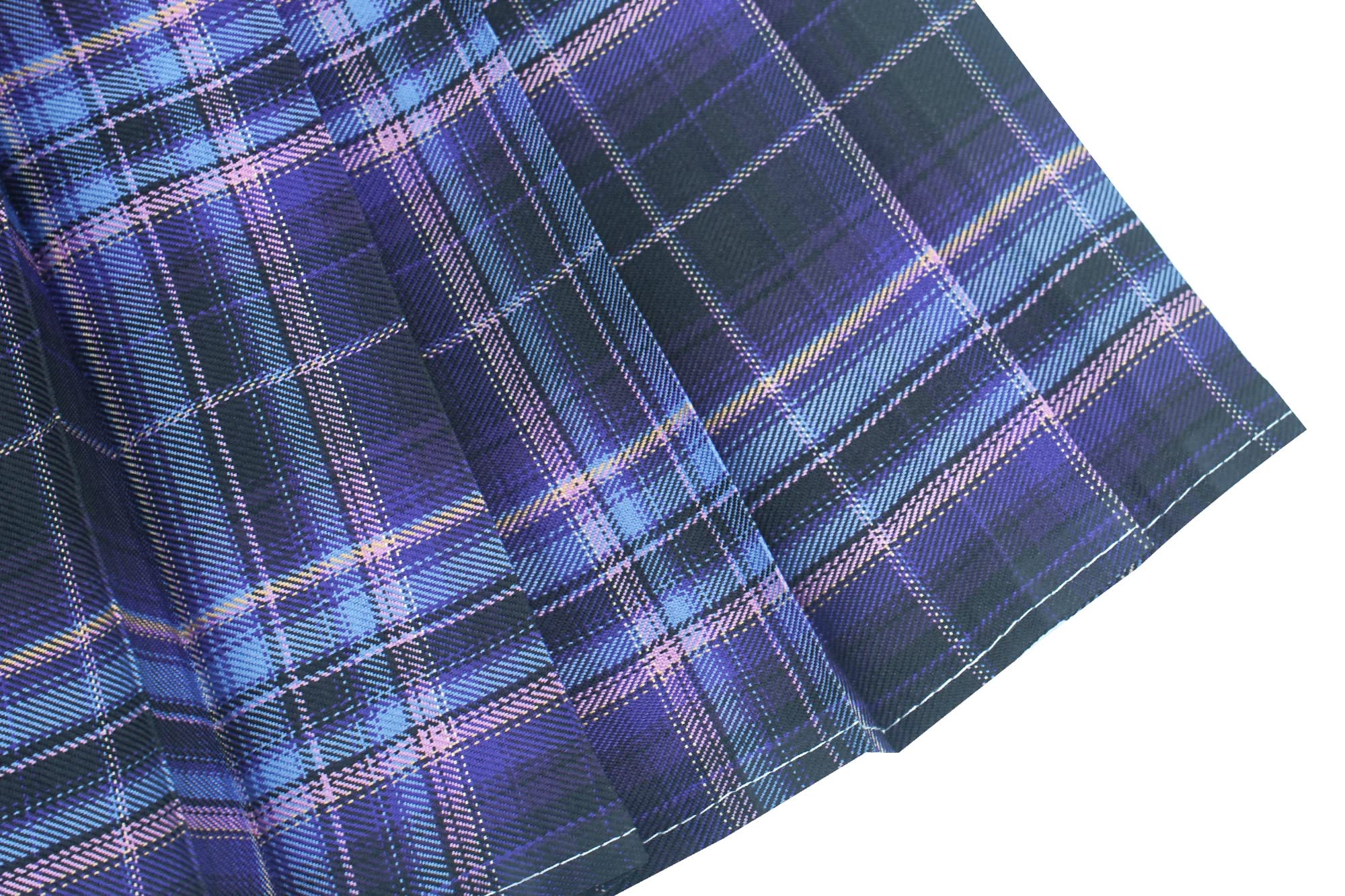 Falda plisada a cuadros para niñas con pantalones cortos interiores de cintura alta elástica para uniforme escolar Mini JK