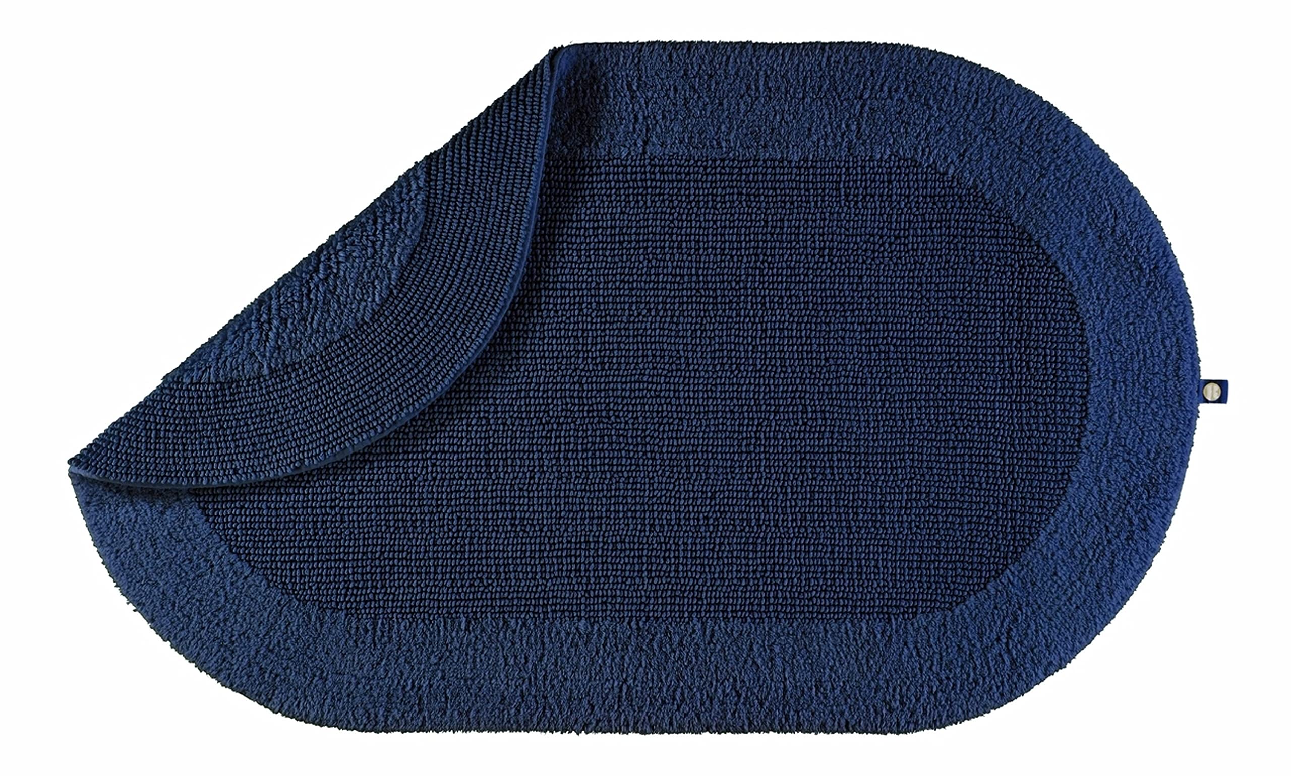 Rhomtuft Badteppiche oval Exquisit Kobalt - 84