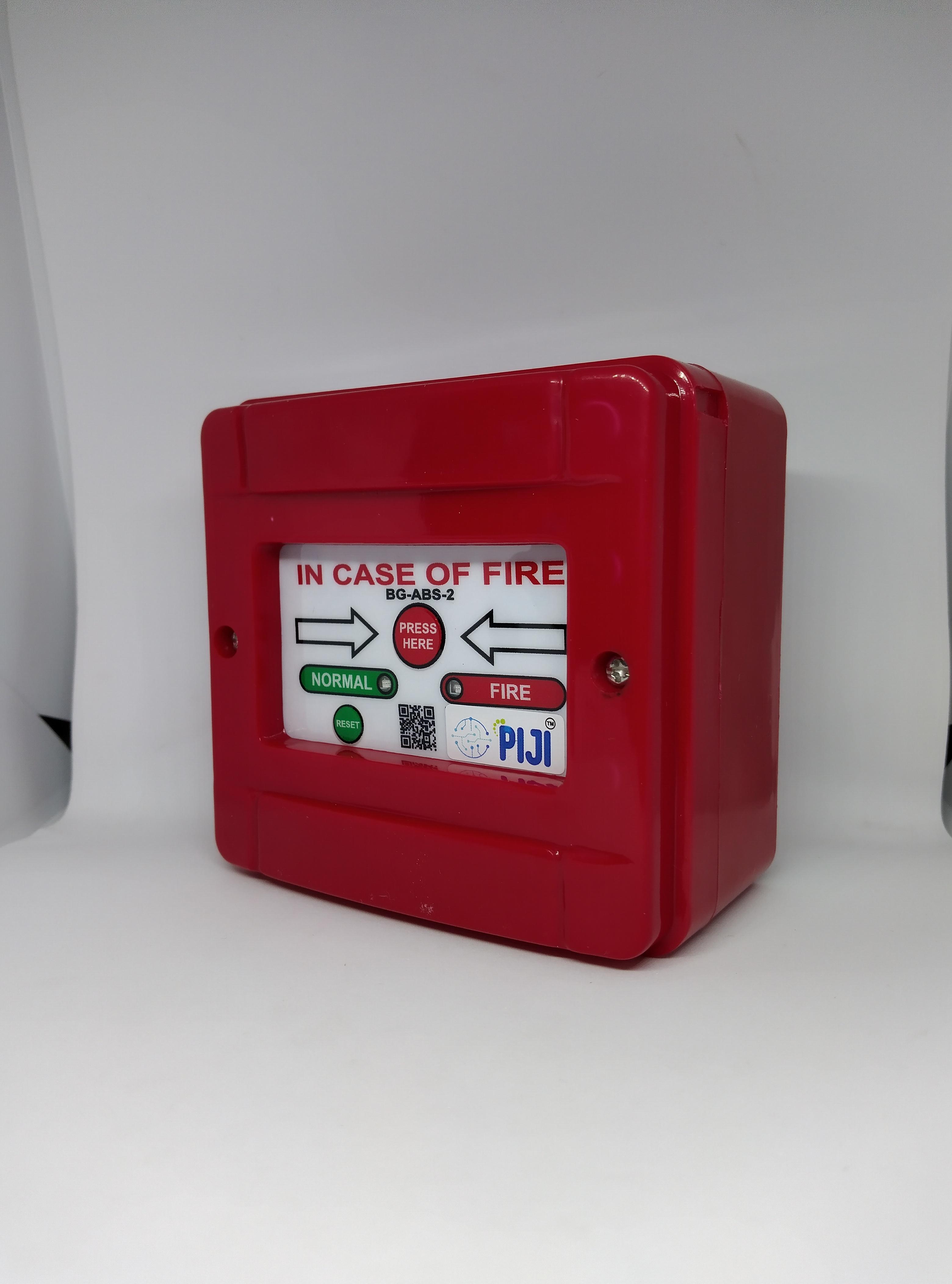 PIJI™ ABS Body Conventional Fire Alarm Manual Call Point with Fire