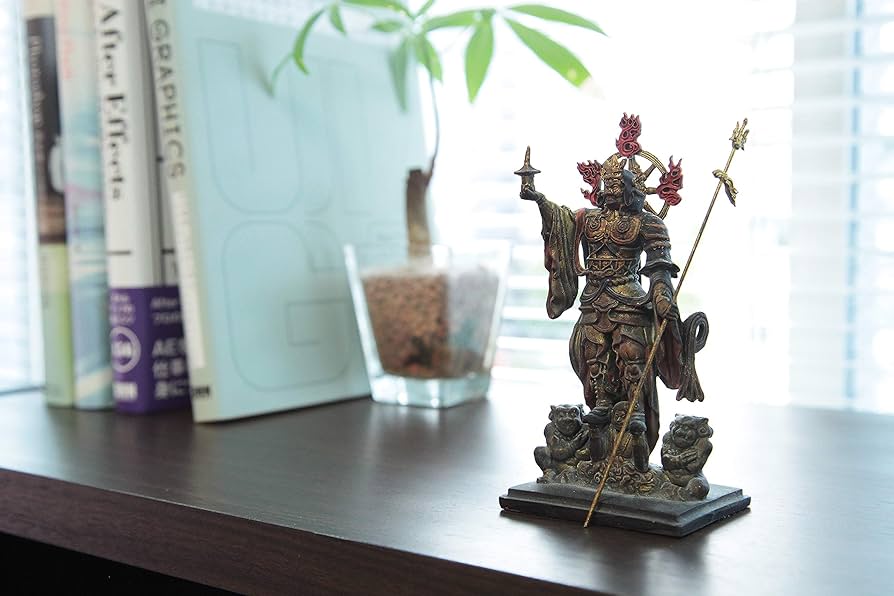 Amazon｜【東寺監修 公認】多聞天(たもんてん) ミニチュア仏像【空海