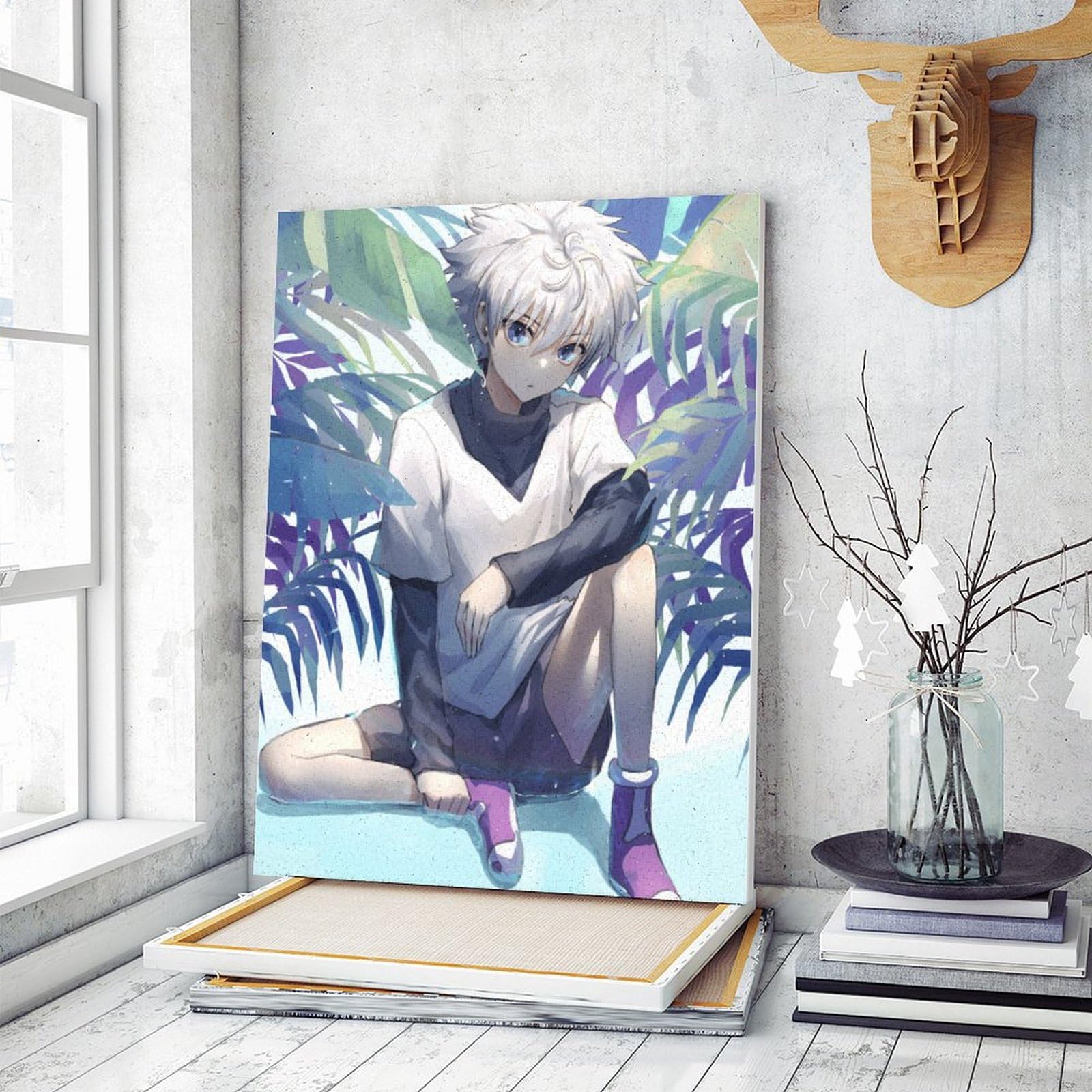 hunter×hunter キルア 手描き油絵 B4サイズ hunter×hunter キルア 手描き油絵 B4サイズ HUNTER×HUNTER キルア