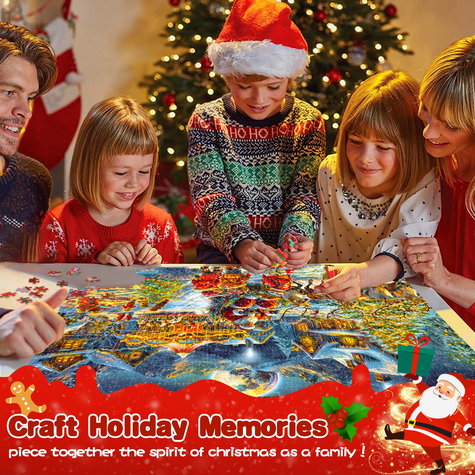 Calendrier de l'Avent 2024 - Puzzle de Noël 1008 pièces - 24 boîtes, décoration de Calendrier de l'Avent 2024 - Puzzle de Noël 1008 pièces - 24 boîtes, décoration de