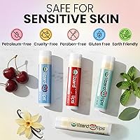 Vista 5 de Lizard Lips Certificado orgánico USDA - Paquete variado de 4 sabores