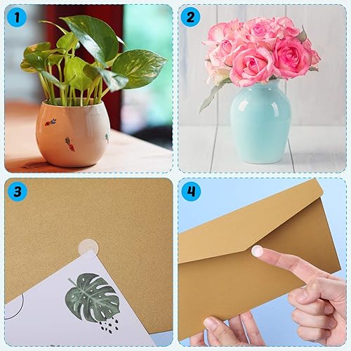 Miniatura 6 de Zonon 2000 unidades de puntos de doble cara transparentes puntos adhesivos redondos pequeños puntos adhesivos transparentes de doble cara adhesivos