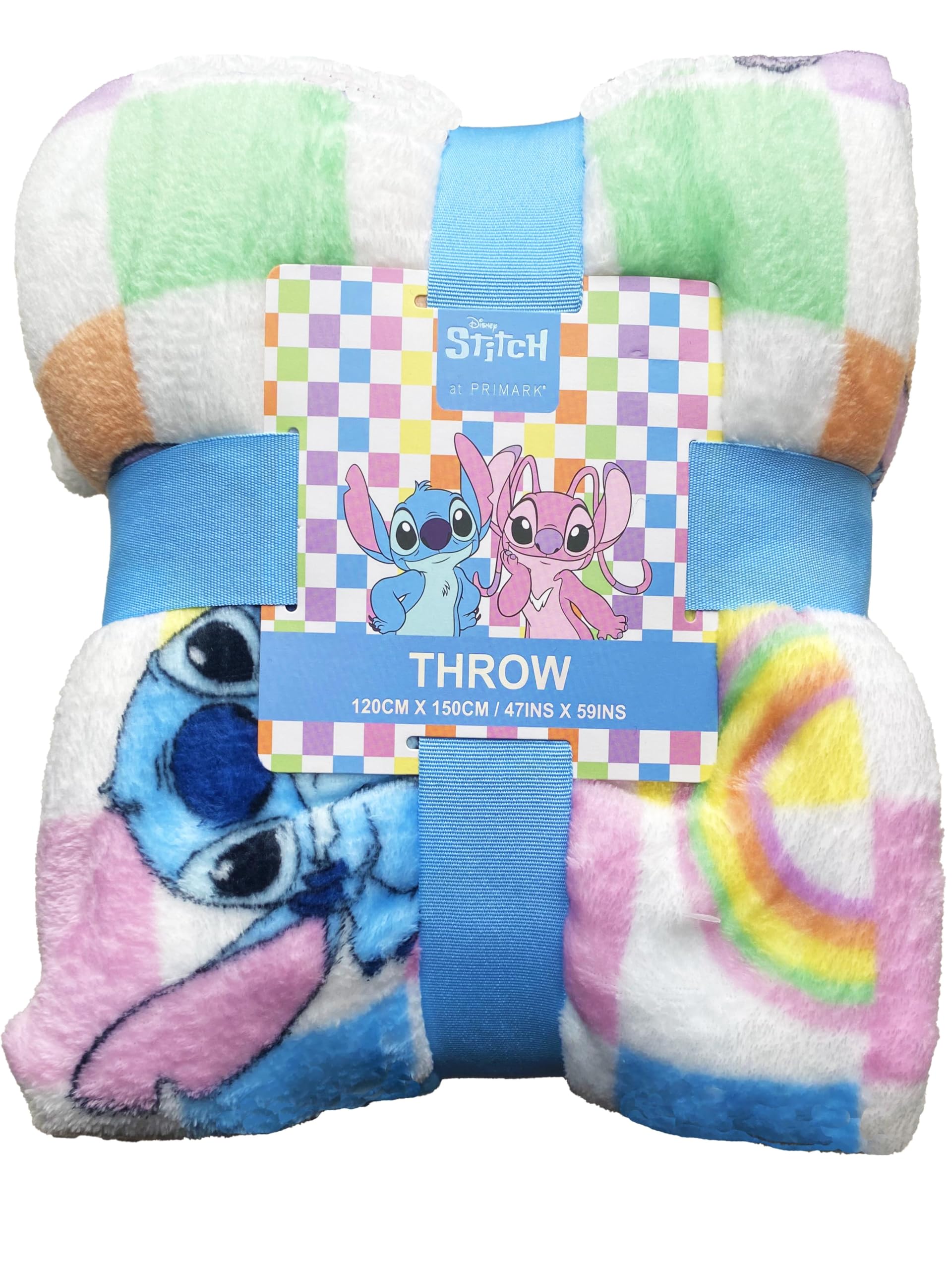 License Stitch Überwurf Primark, weiches Fleece, 120 x 150 cm
