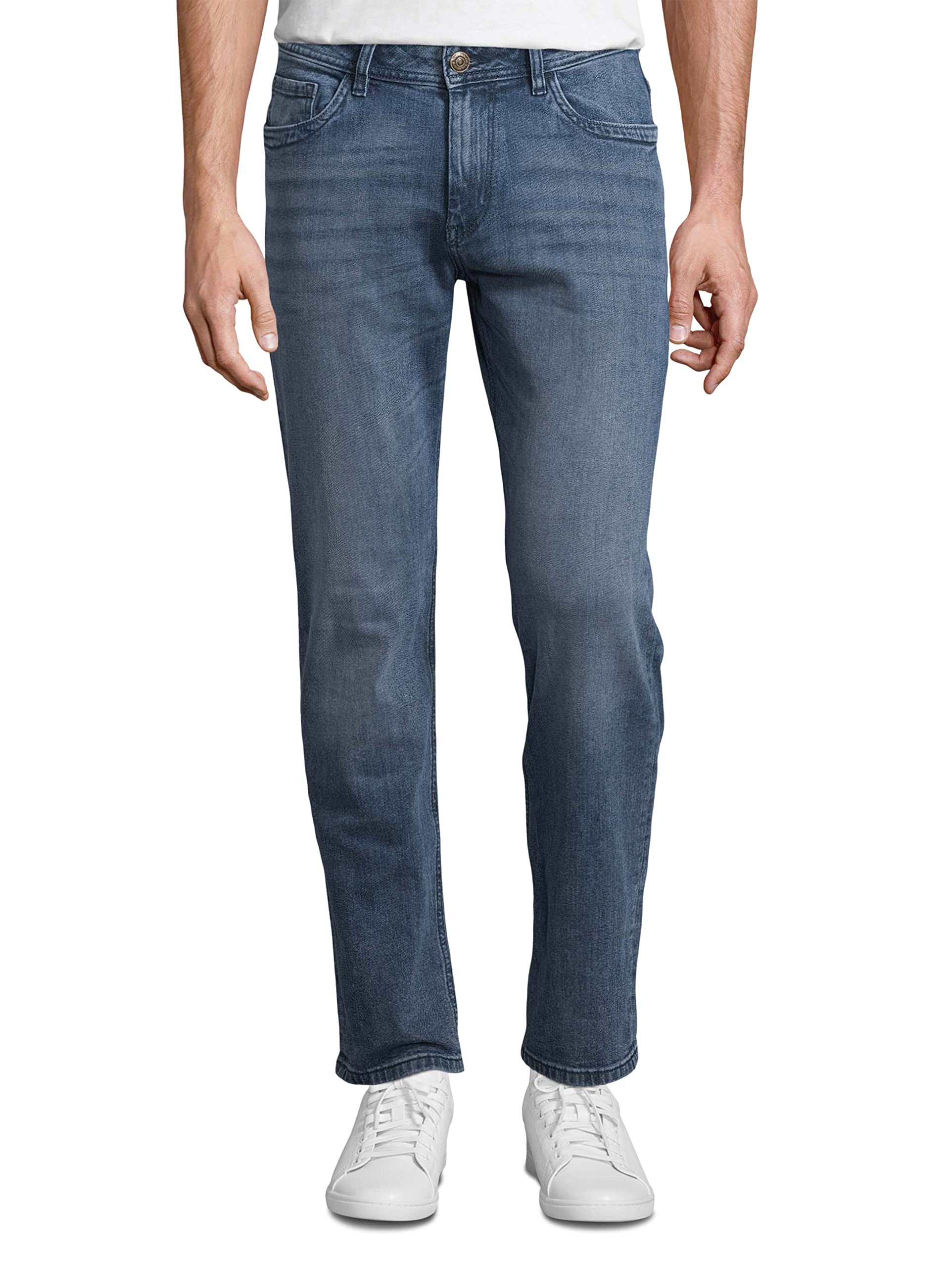 TOM TAILOR Herren Trad Relaxed Jeans 1032017, 10281 - Mid Stone Wash Denim, 38W / 36L