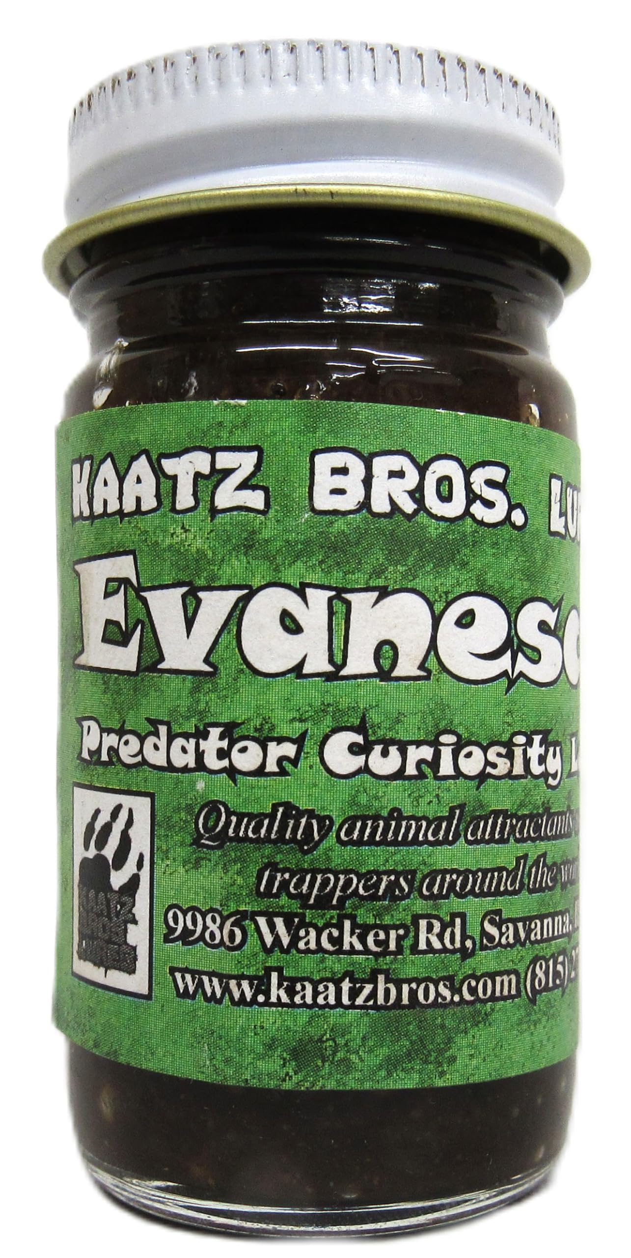 Evanesce - Predator Curiosity Lure - Kaatz Bros Lures 1 Ounce Jar