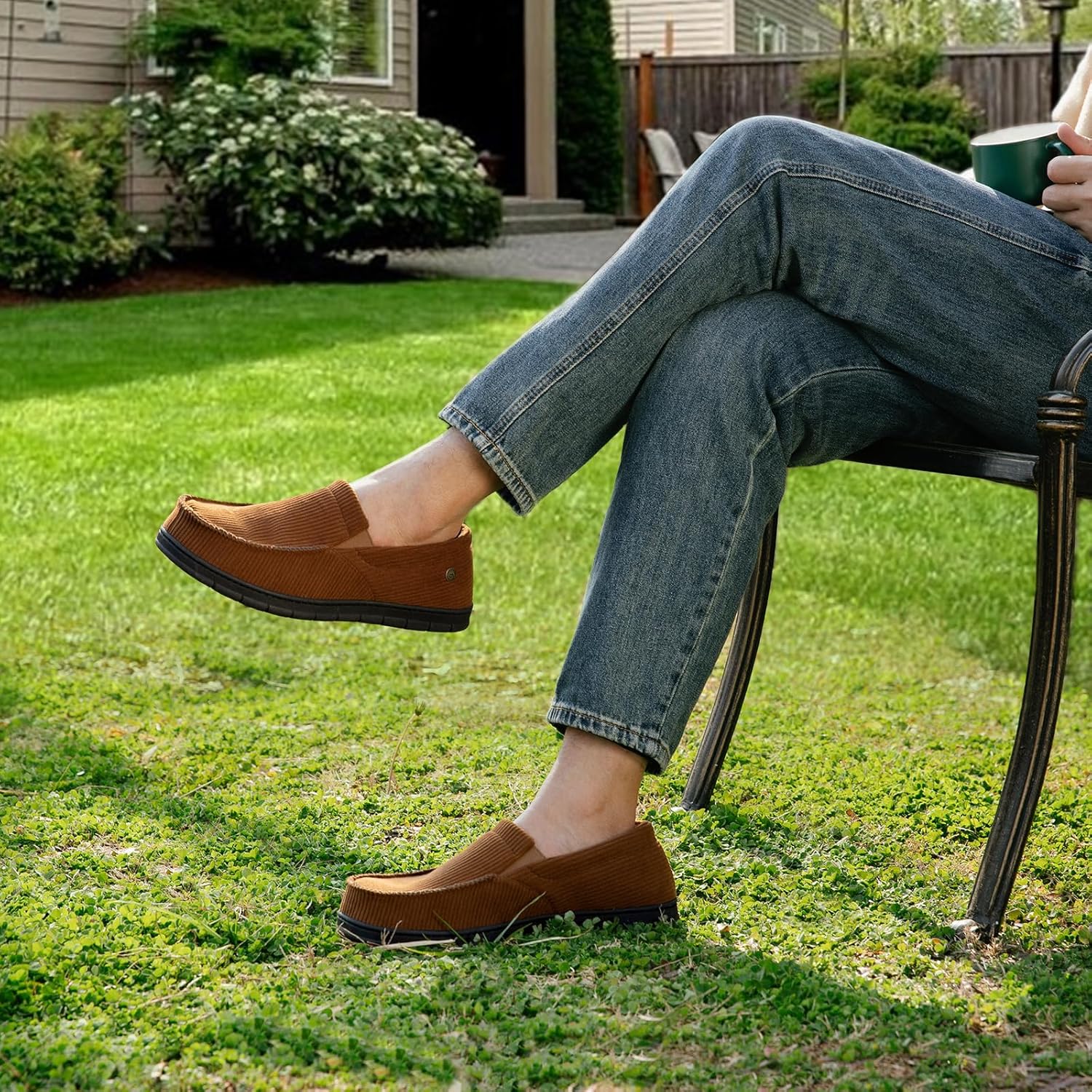 VeraCosy Men’s Comfy House Shoes Cozy Soft Moccasin Indoor Bedroom Slippers VeraCosy Men’s Comfy House Shoes Cozy Soft Moccasin Indoor Bedroom Slippers