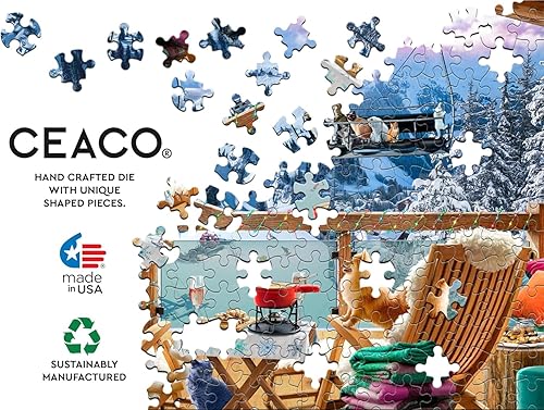 Miniatura 5 de Ceaco - Ski Chalet - Rompecabezas de 300 piezas