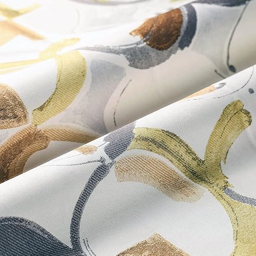 Miniatura 6 de VOGOL Cortinas opacas de 96 pulgadas de largo, cortinas de terciopelo con patrón retro gótico, con ojales, para oscurecer la habitación, paneles de