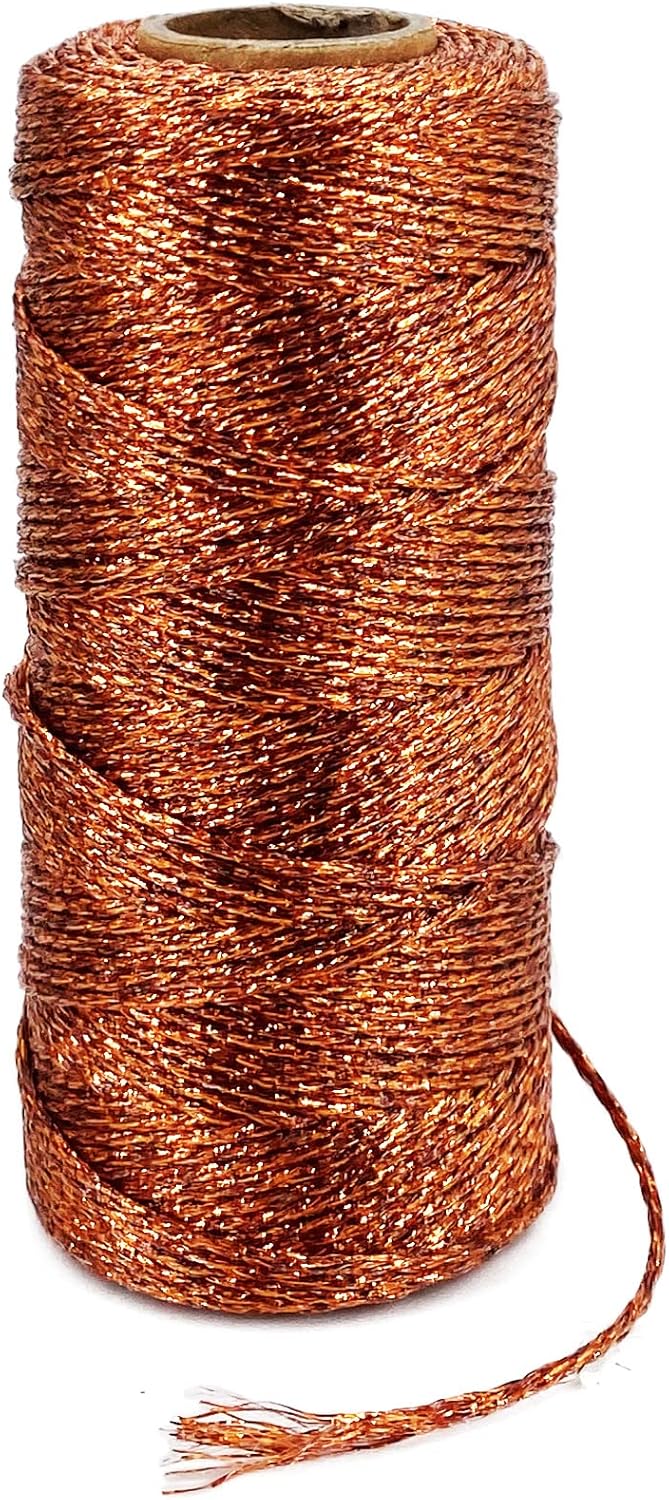 Amazon.com: Leecogo 110Yards/328Feet Copper String Twine for DIY Crafts ...