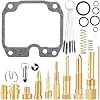KLF250A Carburetor Rebuild Kit Compatible with Kawasaki Bayou 250 KLF250 KLF250A 250A 2003 2004 2005 2006 ATV Carb Repair Set