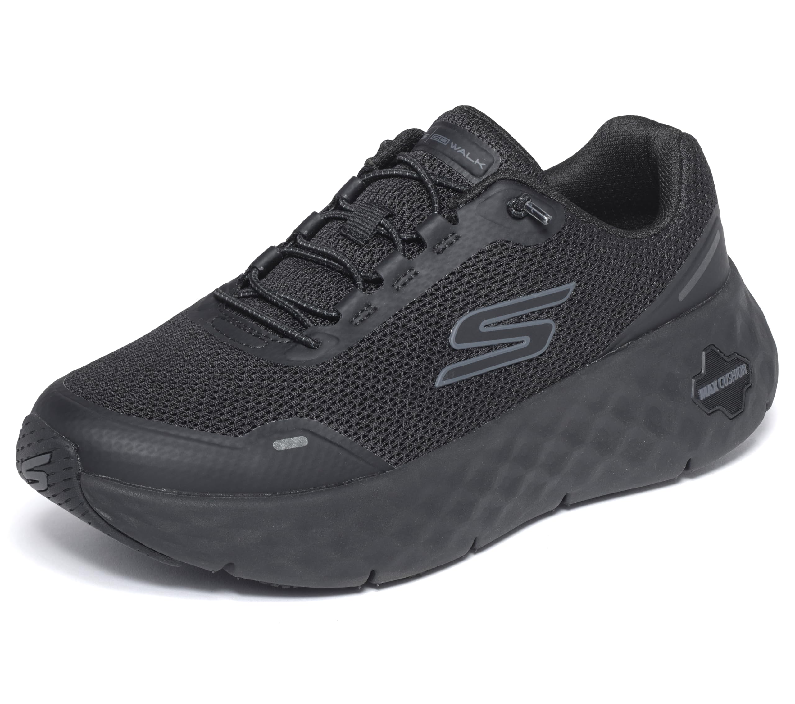 Skechers Women's Go Walk Max Cushioning Flex Trainers, Black, 9 UK
