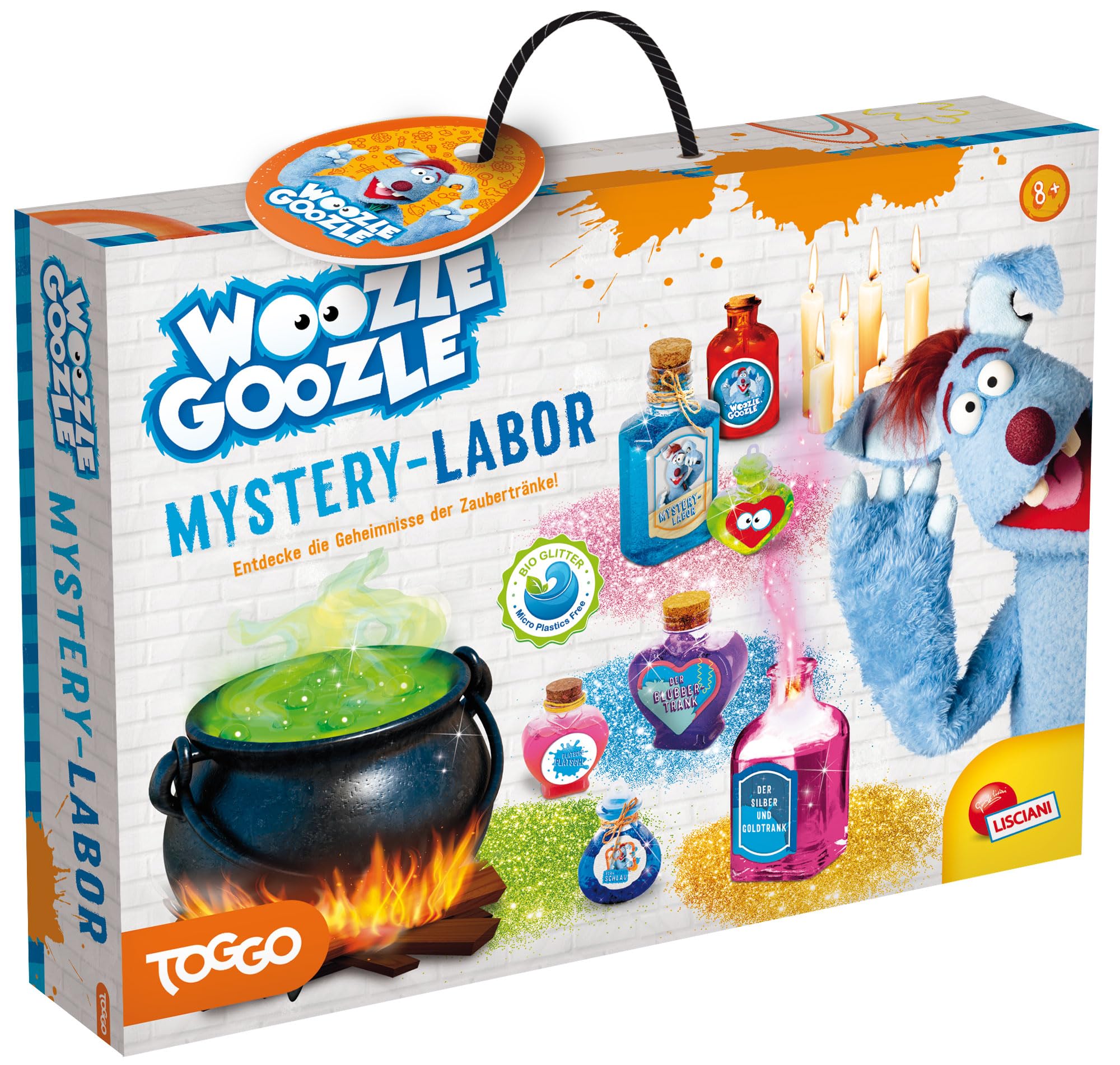 Lisciani WOOZLE GOOZLE Mystery Lab - Magisches Wissenschaftslabor Für Kinder 8-12 Jahre - DIY Zaubertränke & Chemie-Expe