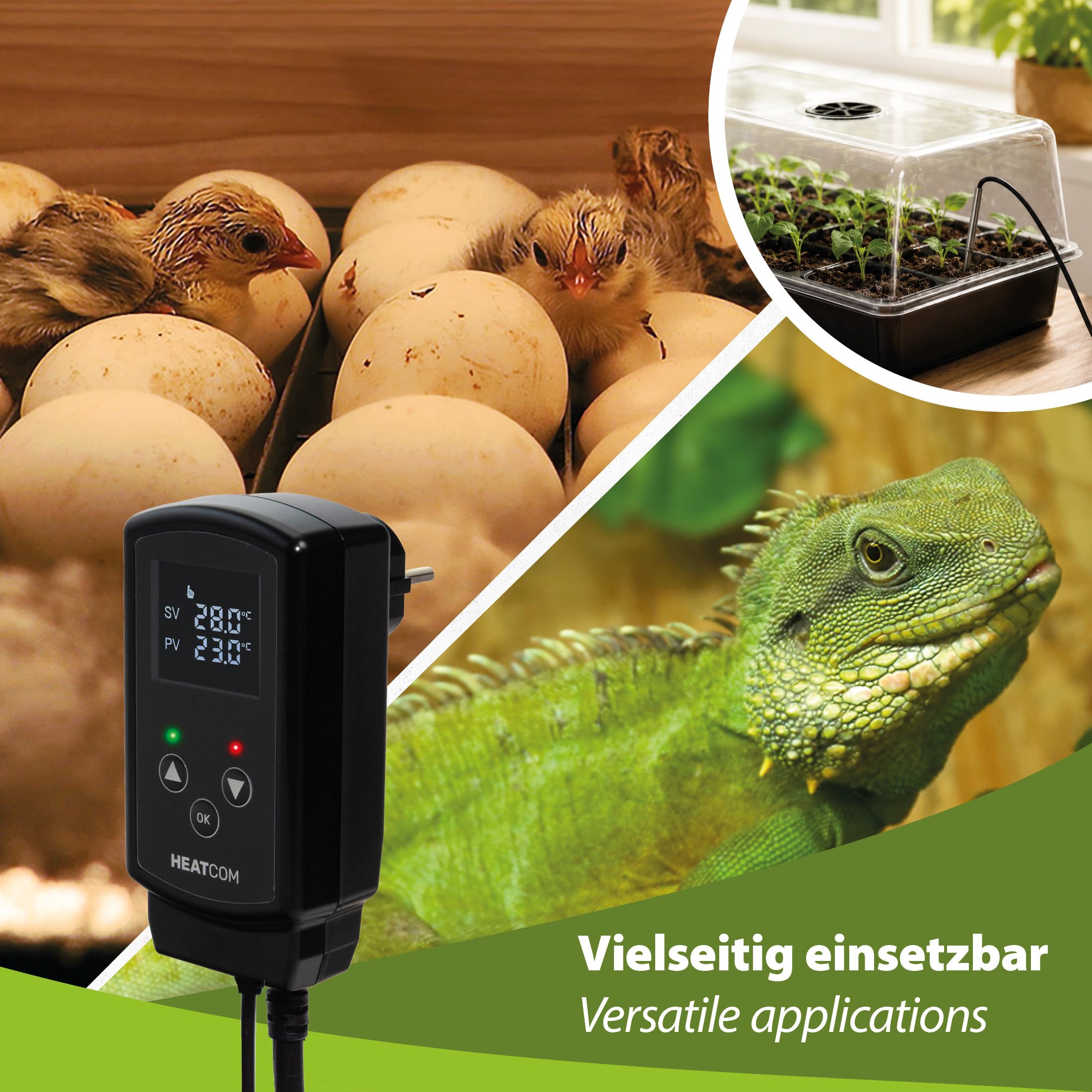 HC200 UNI termostat do gniazdka zewnętrznego, czujnik 2 m, IP44, 3000 W