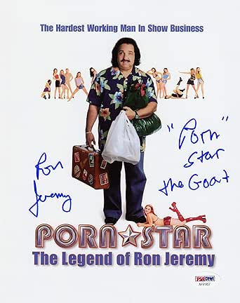 Ron Jeremy Autographed Porn Star 8x10 Photo PSA/DNA COA at Amazon's