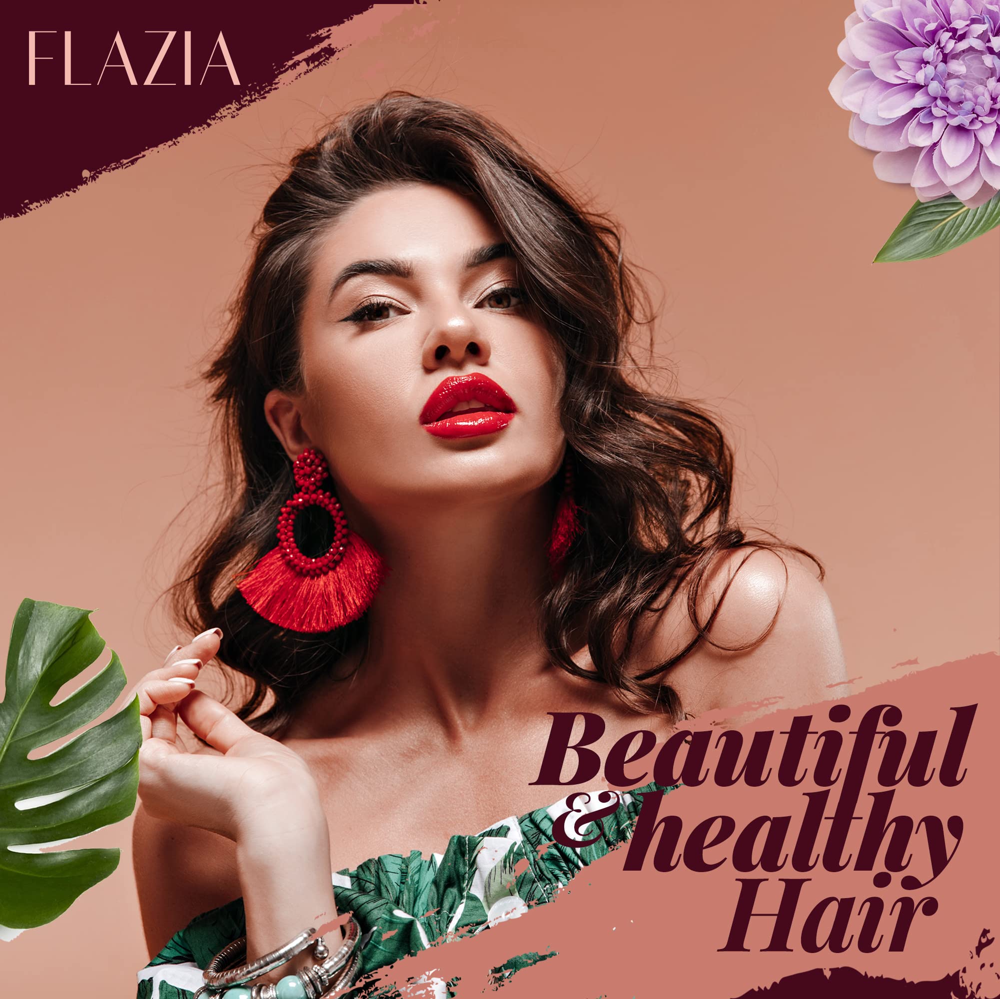 FLAZIA Natural Heat Protection Hair Thermal Spray, Men & Women 2