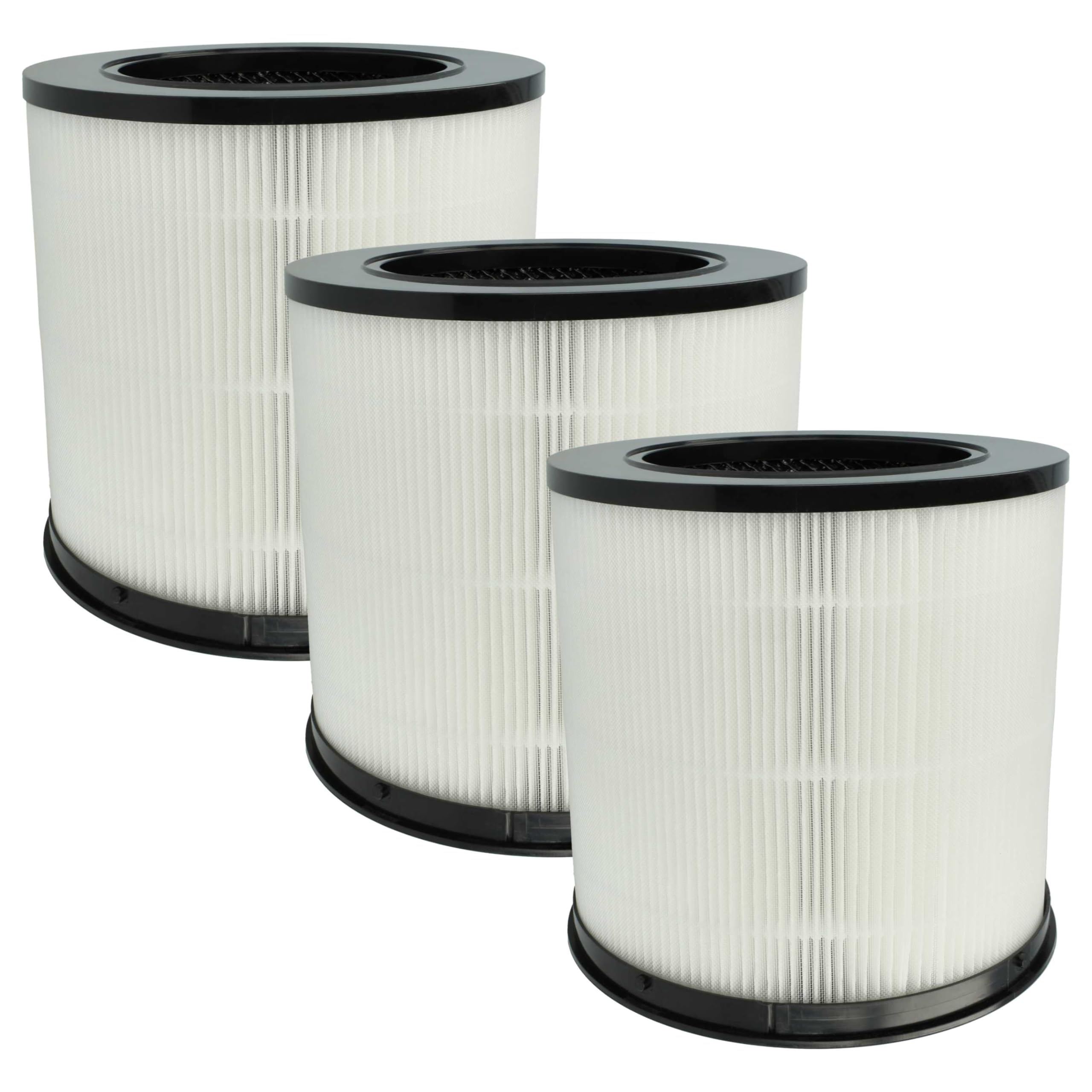 vhbw 3x filtr powietrza kompatybilny z Xiaomi Smart Air Purifier 4 Compact oczyszczacz powietrza - filtr wstępny kombinowany + HEPA + węgiel aktywny