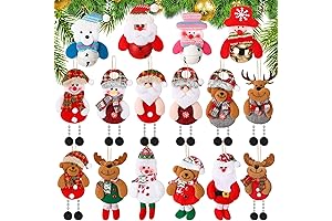 Skylety Plush Christmas Ornaments