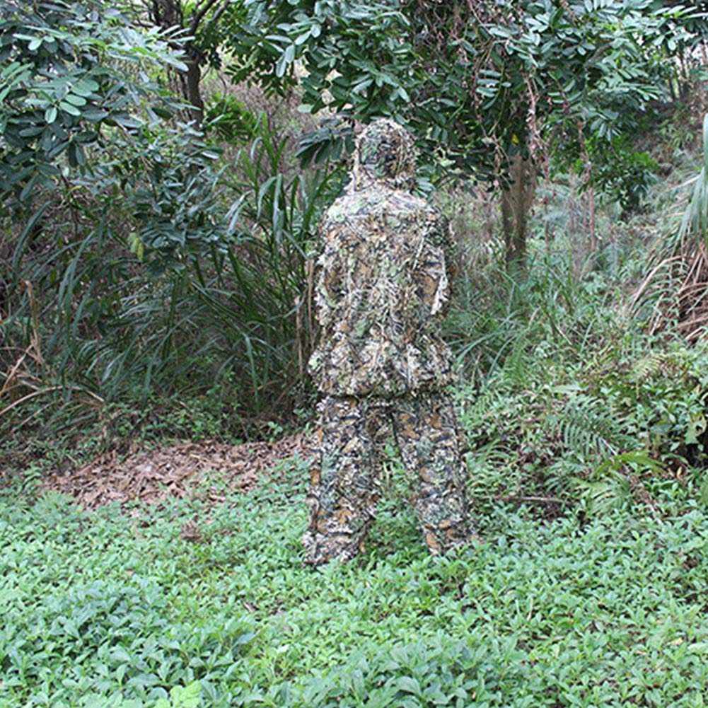 Buy MOPHOTO Ghillie Suit 3D Leafy Camo Hunting Suits, Woodland Gilly