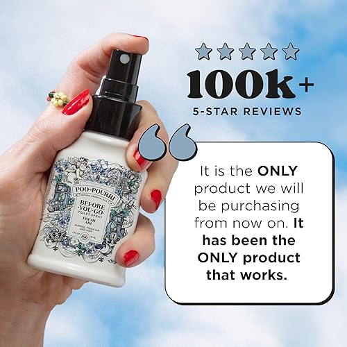 Miniatura 4 de Poo-Pourri Before-You-Go - Aerosol para inodoro, aire fresco, 4 onzas líquidas, hasta 200 usos, desodorante de olores de baño, a base de plantas