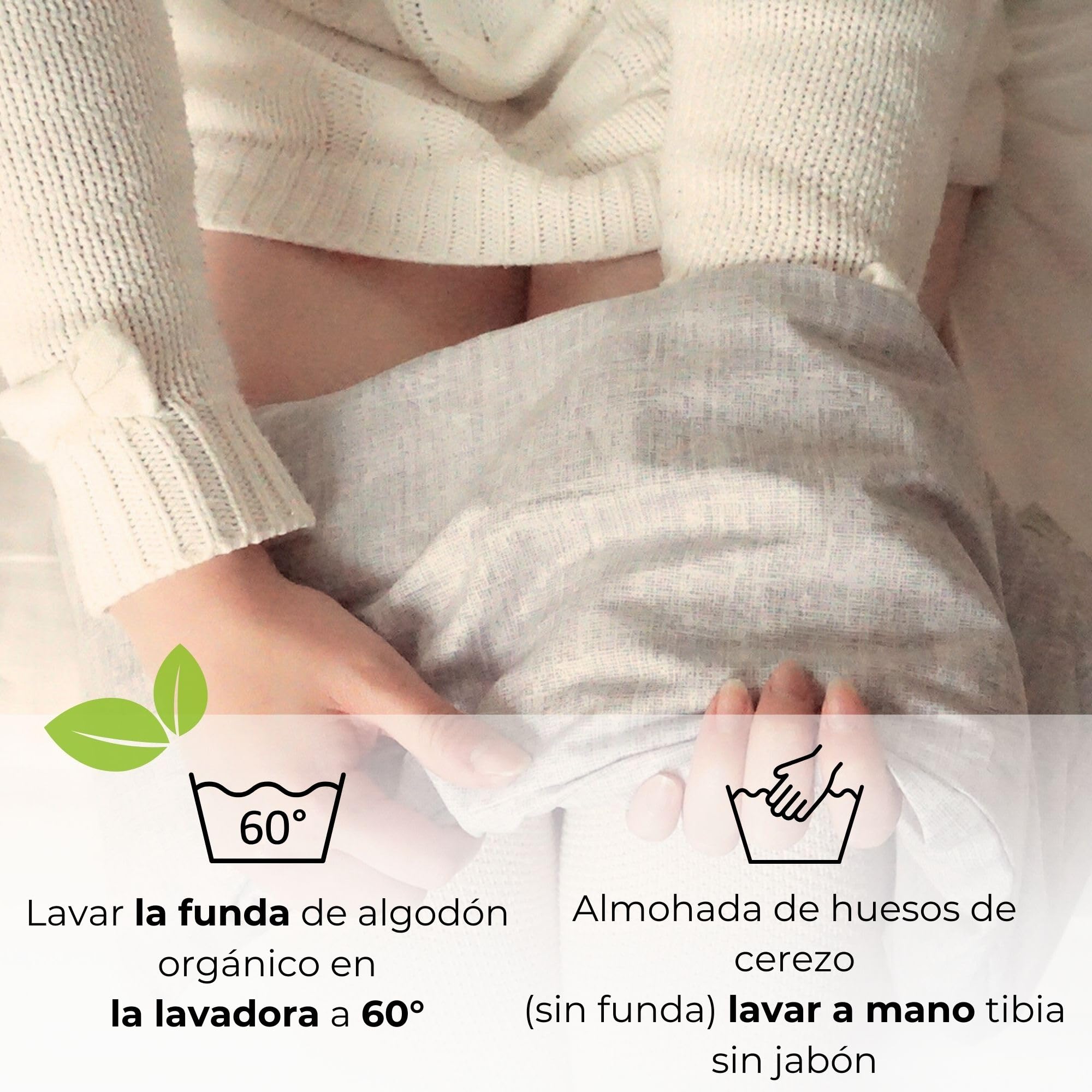 Saco Semillas Microondas - Grande XXL 60x20 cm Largo | Saco Termico semillas huesos cereza: Cuello, hombros, espalda, estómago | no contaminado, certificado OEKO TEX (Gris N)