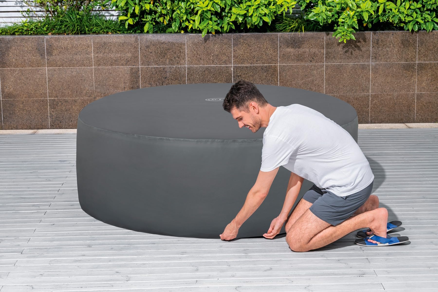 Bestway LAY-Z-SPA Xtras EnergySense Plus Thermo-Komplettabdeckung Ø 236 x 71 cm, rund