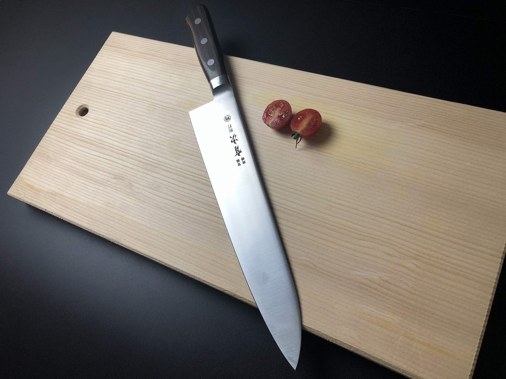 Amazon | 有次 包丁 牛刀 270 mm 超合金鋼 築地 ARITSUGU 柄 名入れ