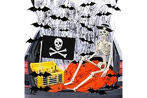 ShinyRelief 73Pcs Halloween Pirate Trunk or Treat Kit
