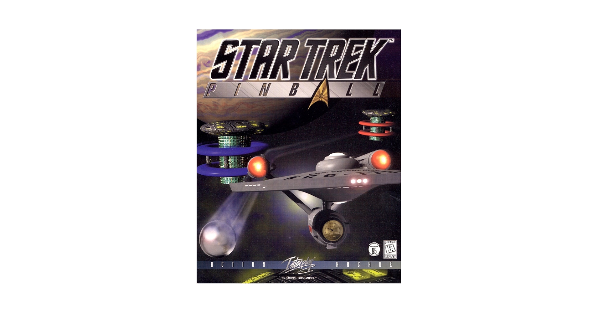Star Trek Pinball windows big box PC ゲーム Amazon.com: Star Trek: Pinball - PC : Video Games