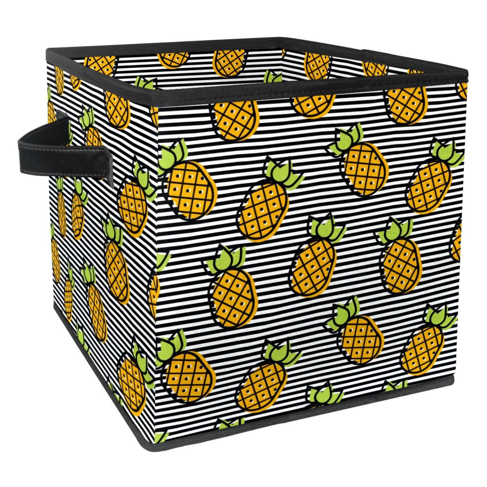 Cube de rangement enfant style ananas pour organiser la chambre à coucher