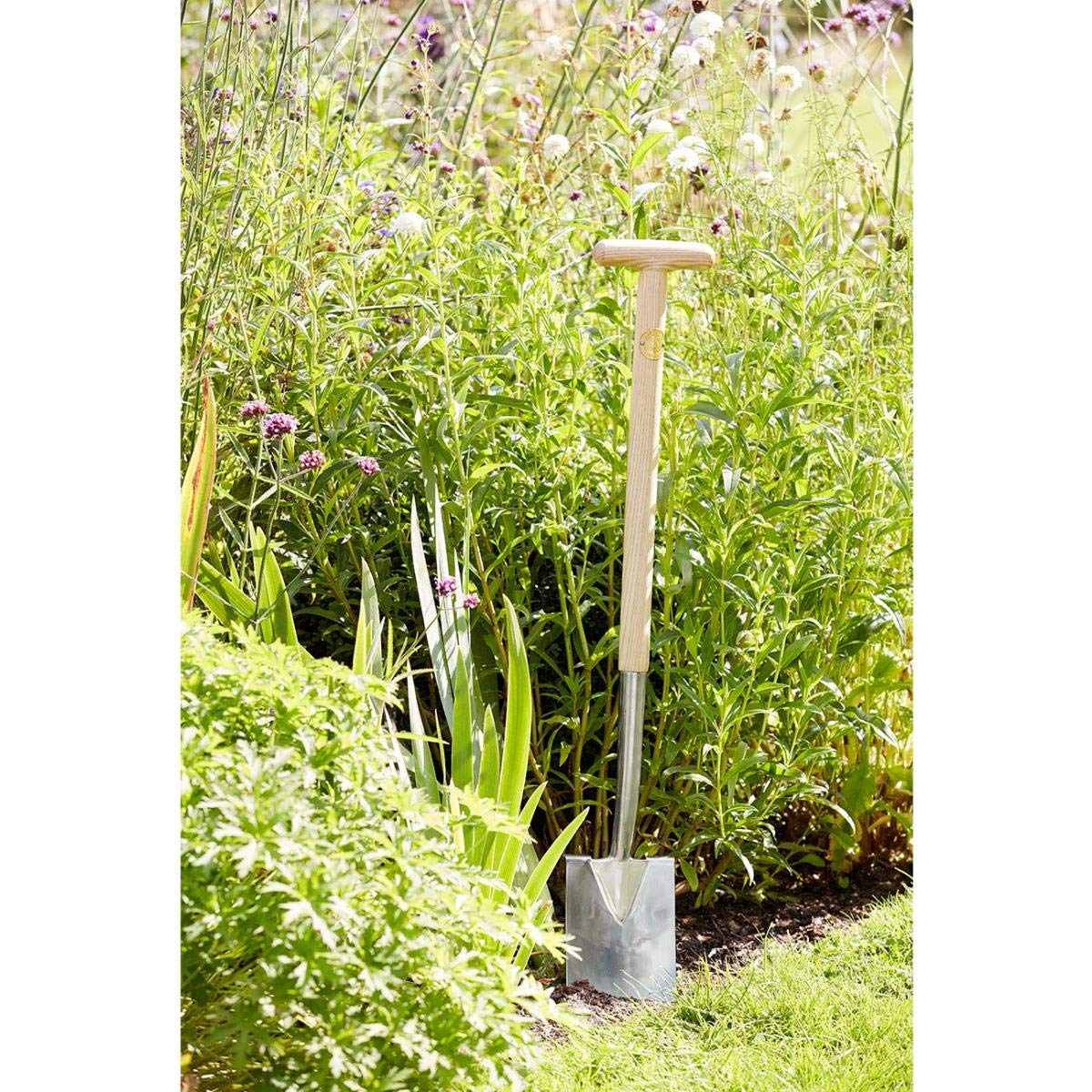 Pelle à Creuser Burgon & Ball Sophie Conran - Manche T En Frêne FSC, Tête Acier Inox, Longueur 100cm Pelle Design Sophie Conran