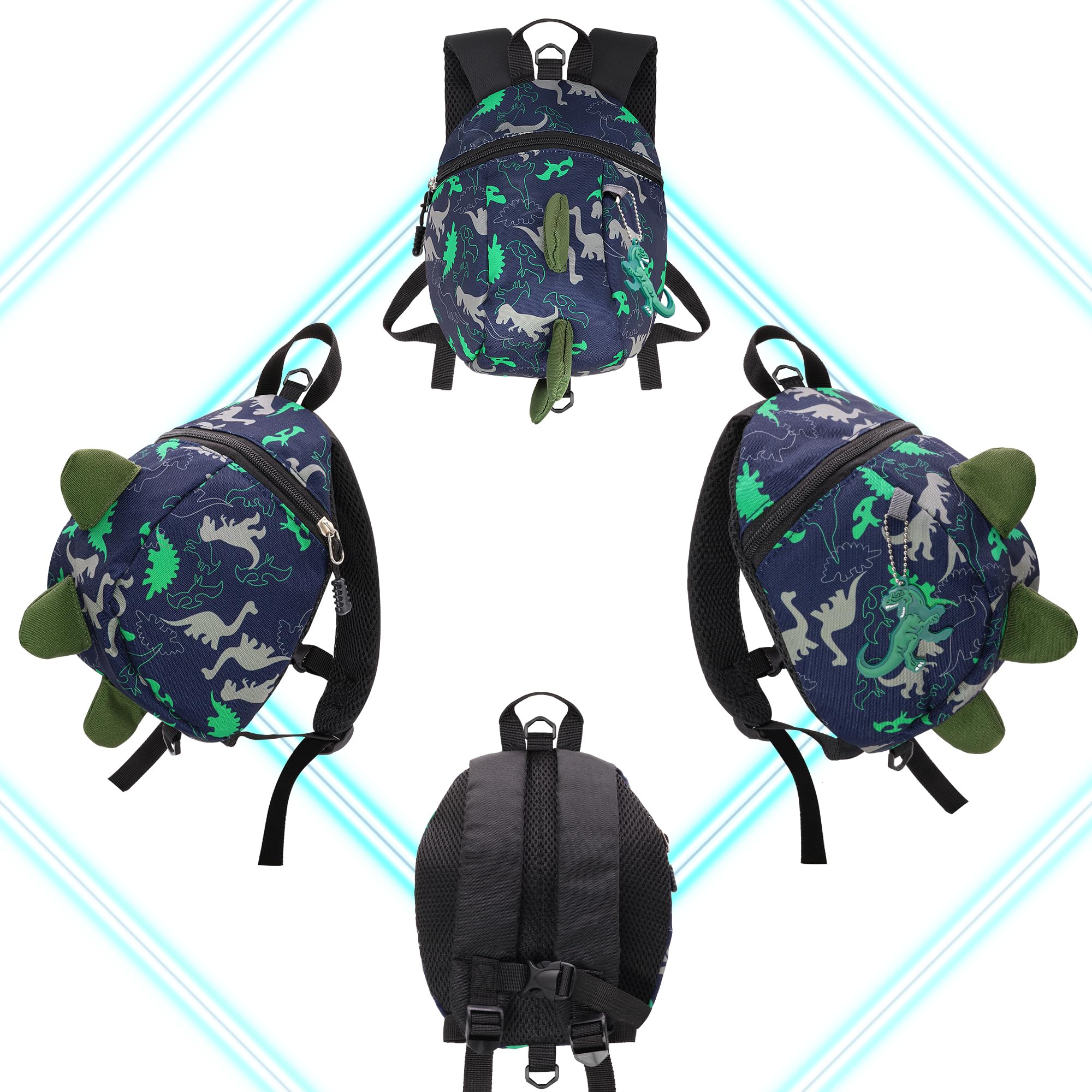 TOPWAYS Kids Dinosaur Backpack Boys Girls Toddler Rucksack - Image 3