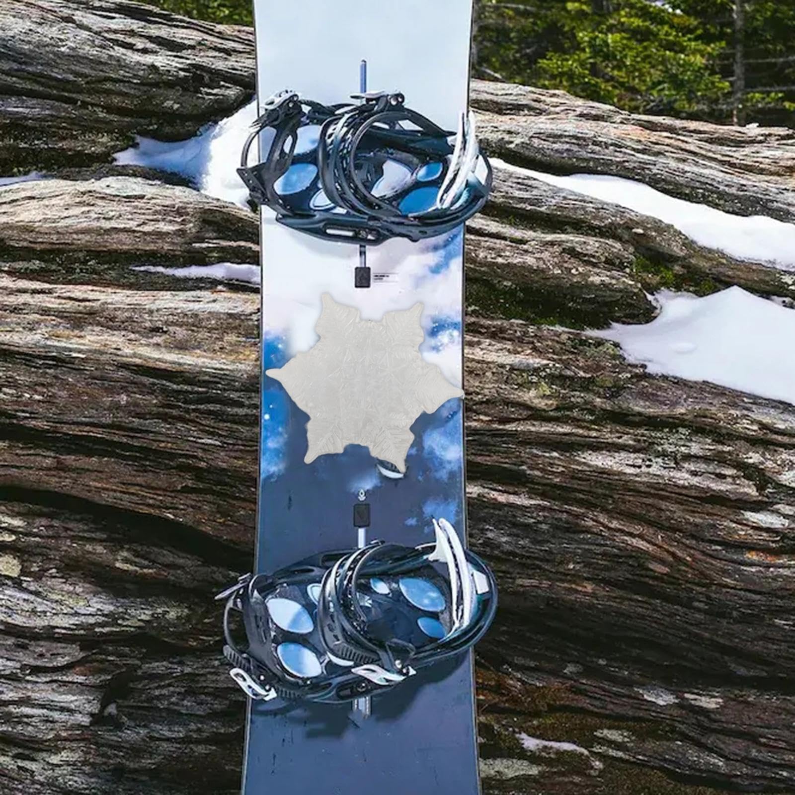 Qianly Snowboard Stomp Pad für Anfänger mit Starkem Griff Zum Wintersport