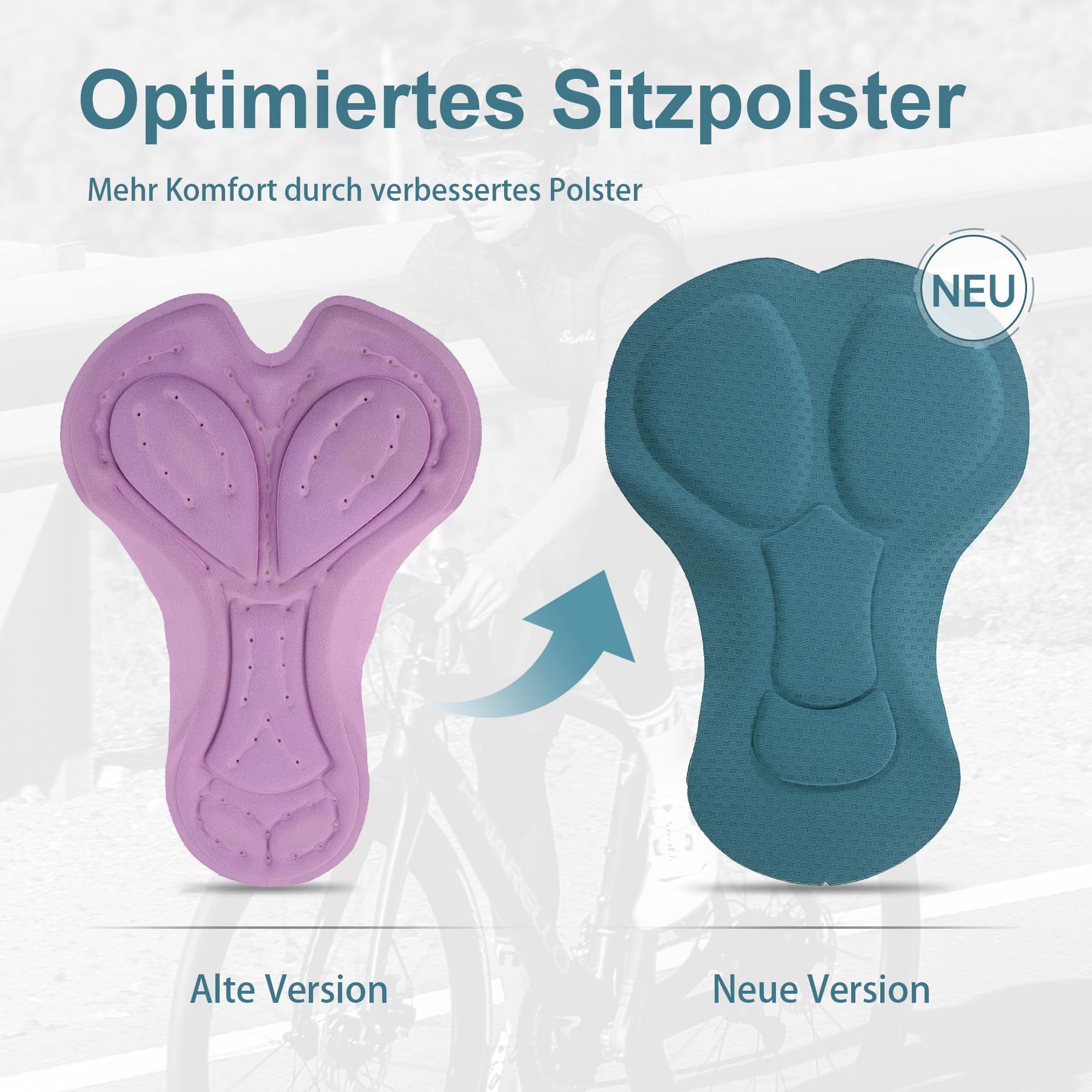 Santic Pantaloni da Ciclismo da Donna a 3/4, Imbottiti, da Ciclismo, da Ciclismo, con Imbottitura Elastica, ad Asciugatura Rapida, Traspiranti