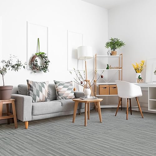 Miniatura 2 de Sorbus Tapetes de madera de grano de madera, tapetes entrelazados de espuma, azulejos de 38 pulgadas de grosor, tapetes de madera, bordes de