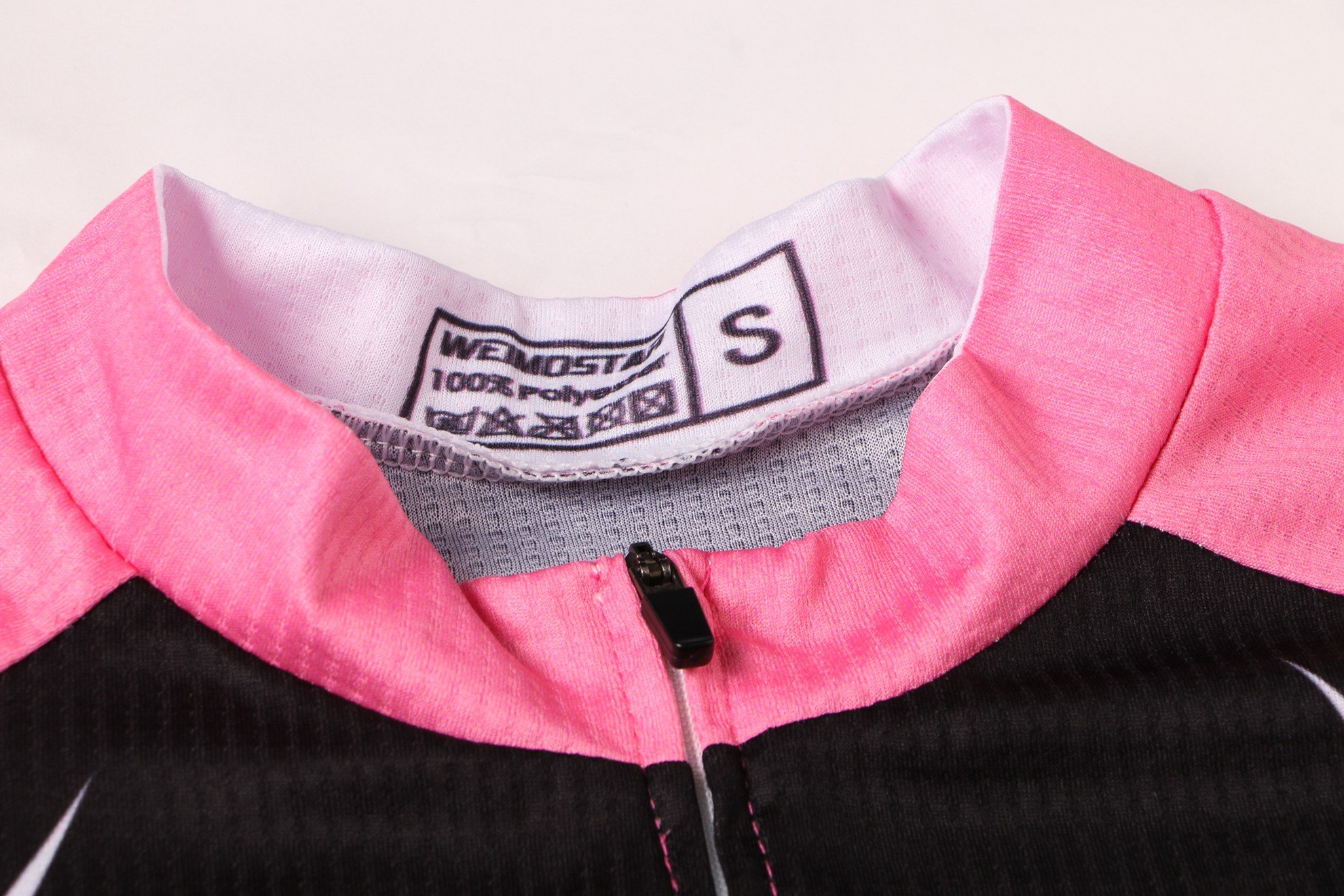 Weimostar Fashion Women's Cycling Jersey Breathable Comfortable Quick Dry Pink M