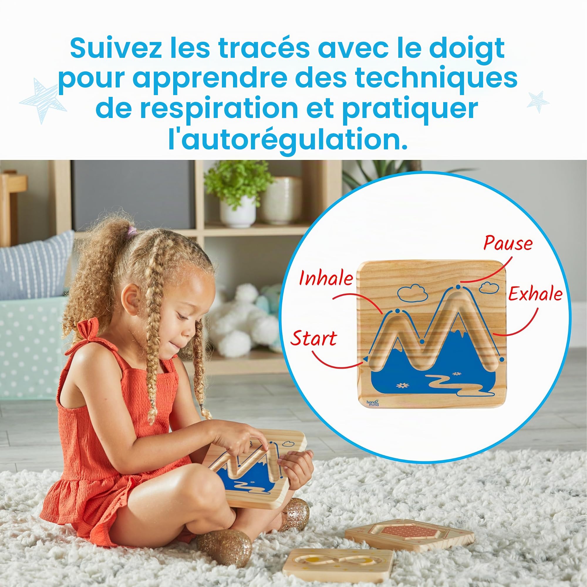 Learning Resources Planches de Labyrinthe apaisantes à Manipuler, Jouets Mixtes, Aide Les Enfants à se Calmer et à se concentrer, dès 3 Ans