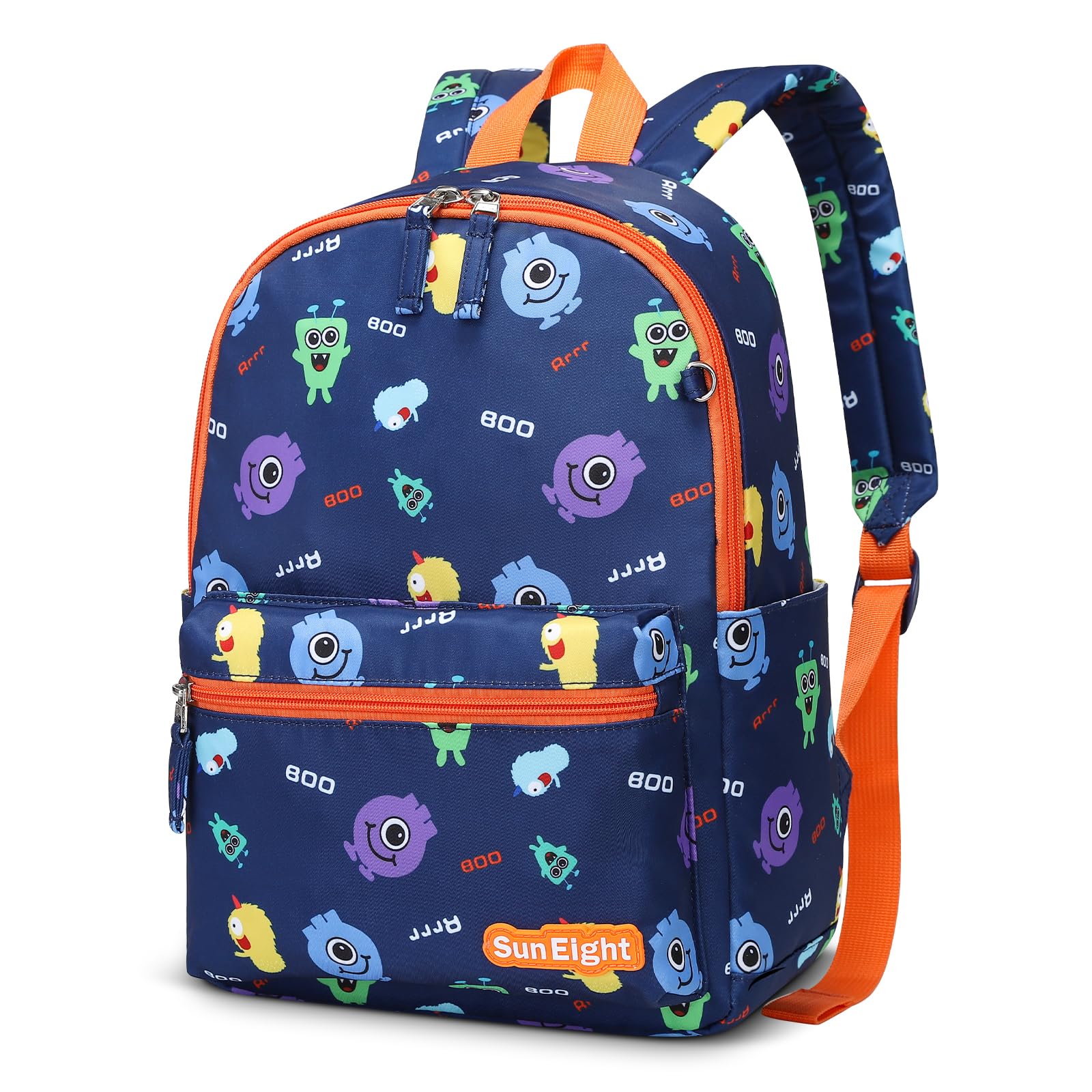 Tanou Mochilas Preescolar Niño de 3 a 6 Años, Lindo Mochila Infantil Guarderia para Niños, 7L Pequeños Mochila Niños Ultraligeros con Hebilla de Pecho Antideslizante, Azul Marino