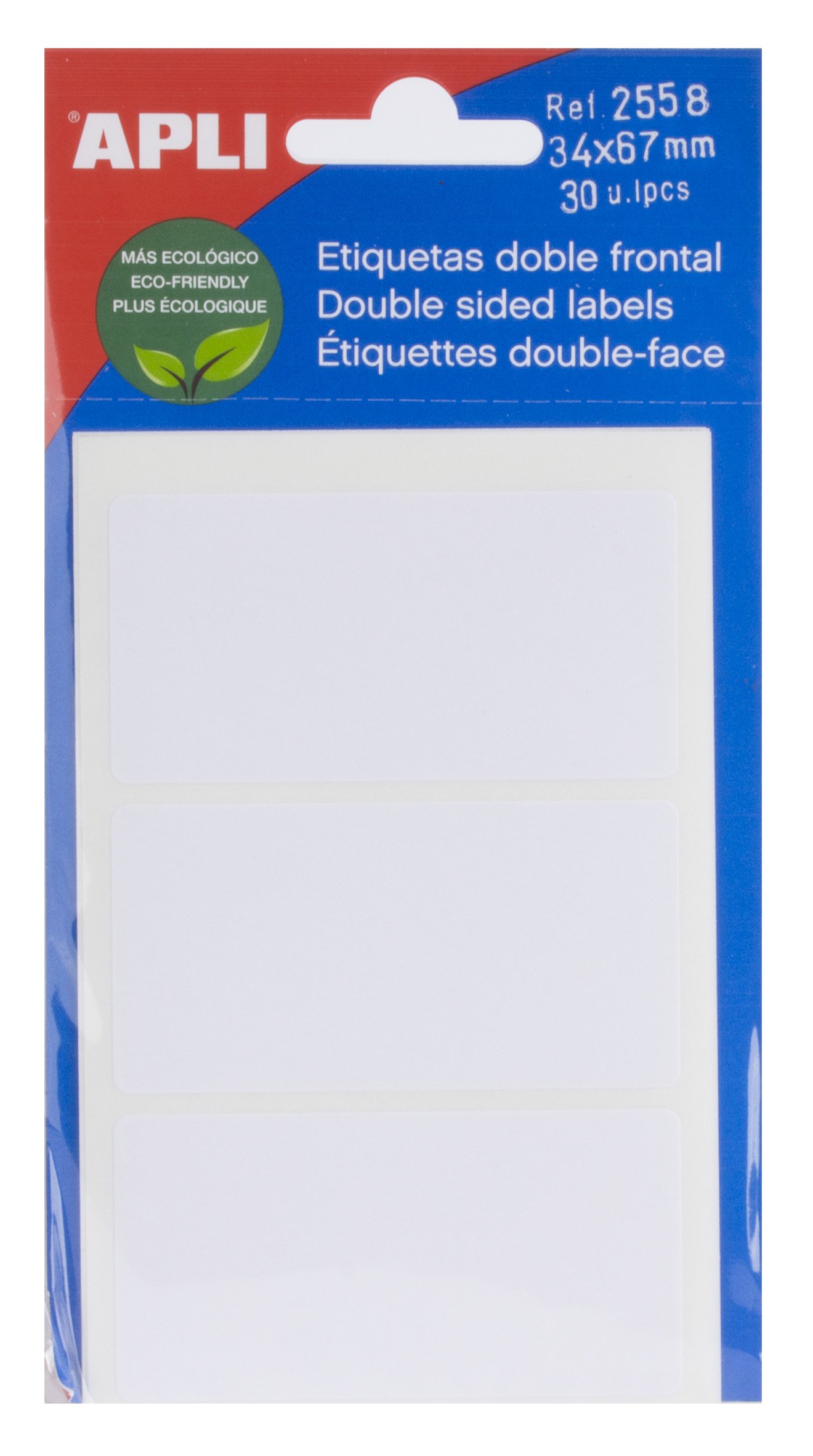 Apli 2558 - Bag Labels Double Front