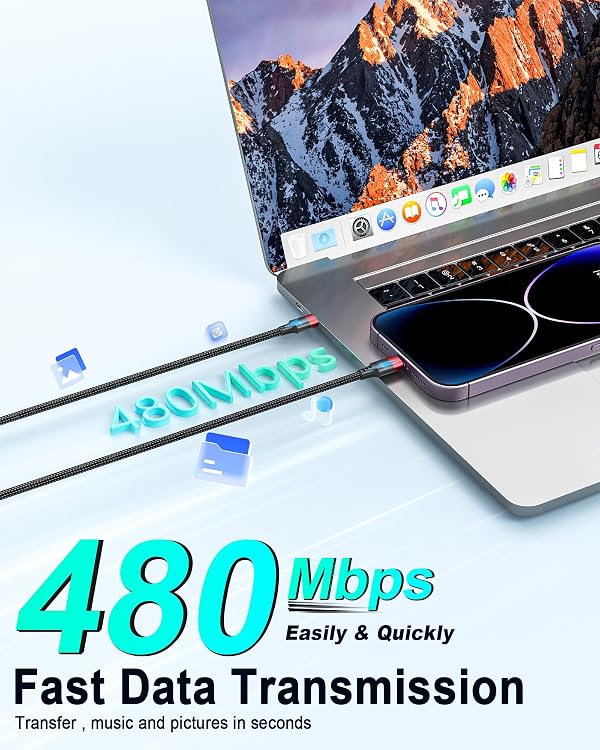 Bkduice 6 inch USB C to Lightning Cable, Short Lightning Cord for iPhone 14 by Bkduice - Used condition - Image 6