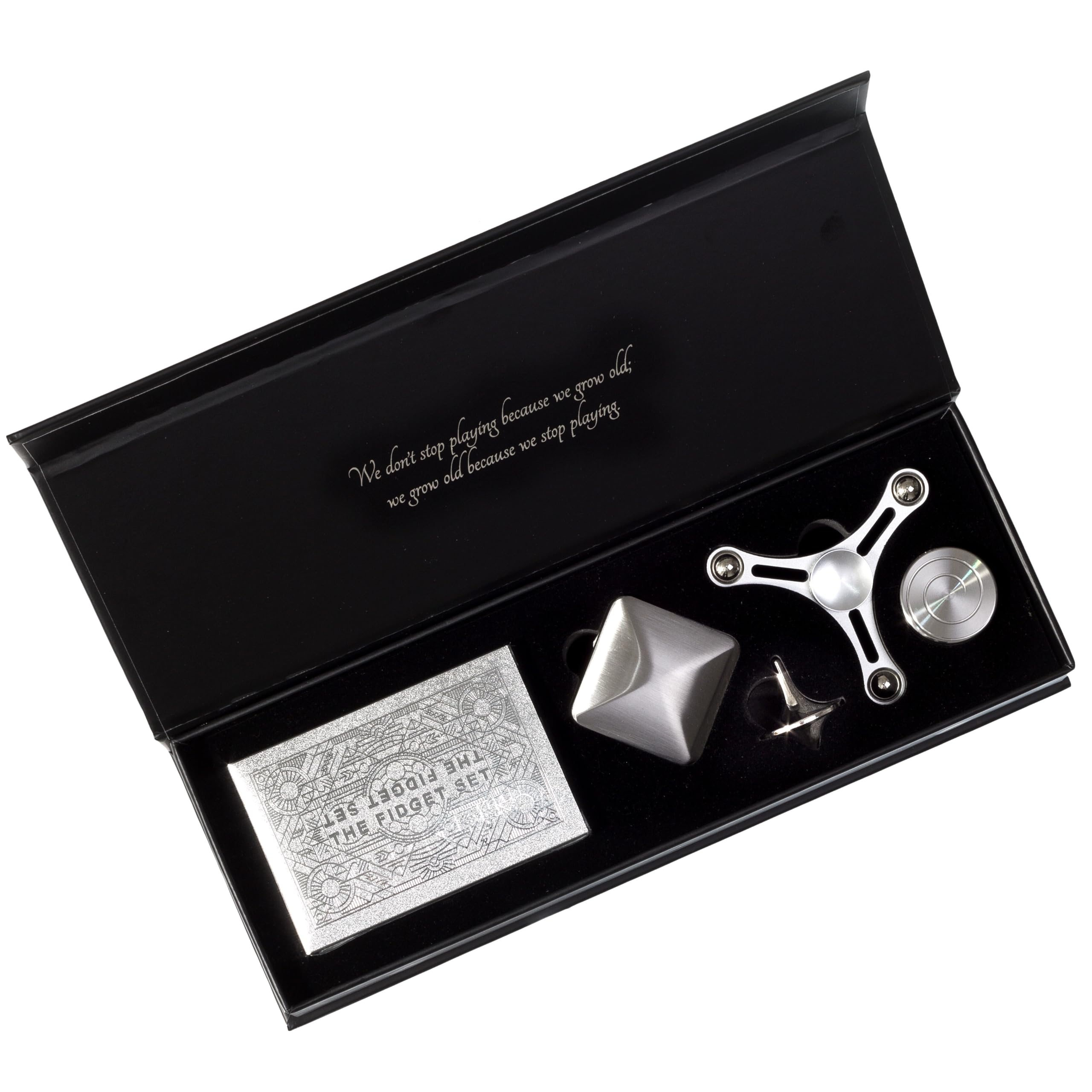 Amazon.com: The Fidget Set Classic Edition – Premium Metal Fidget